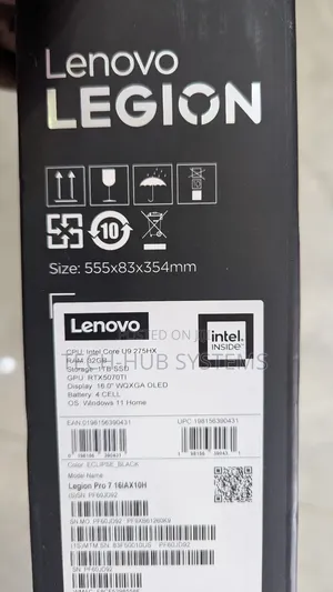 New Laptop Lenovo Legion Pro 7 32GB Intel Core Ultra 9 SSD 1T