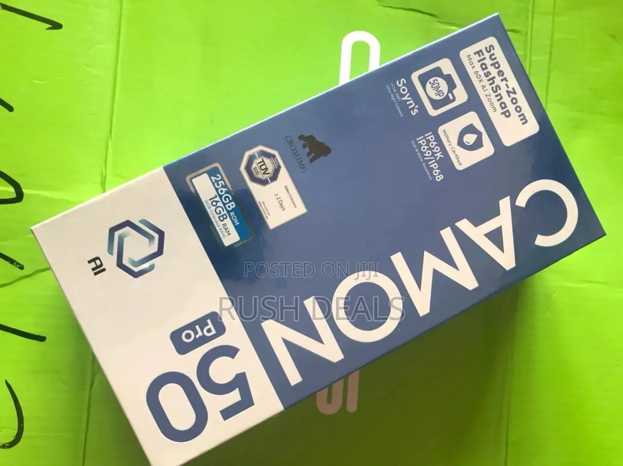 New Tecno Camon 50 Pro 256 GB Black