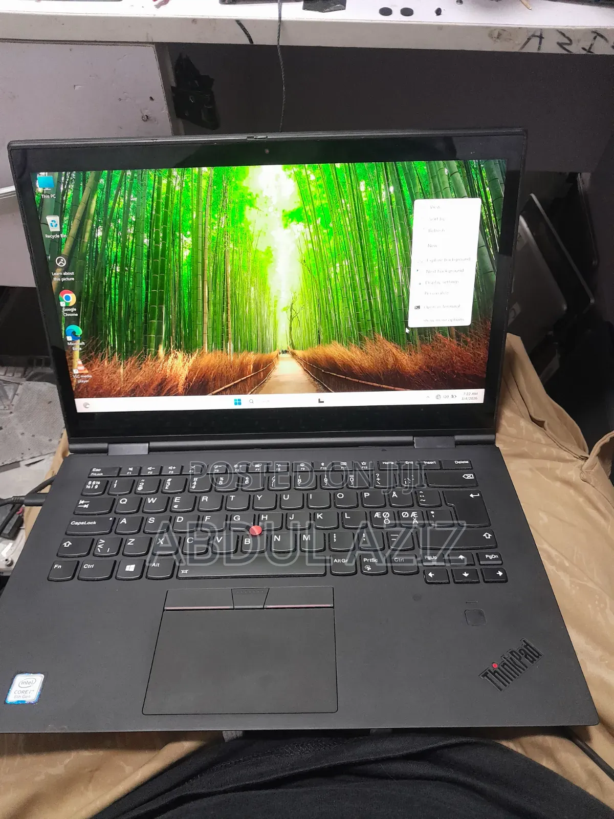 Laptop Lenovo ThinkPad X1 Carbon 8GB Intel Core i5 SSD 256GB