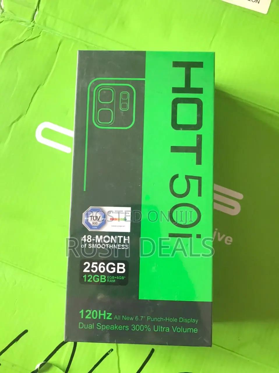 New Infinix Hot 50i 256 GB Black