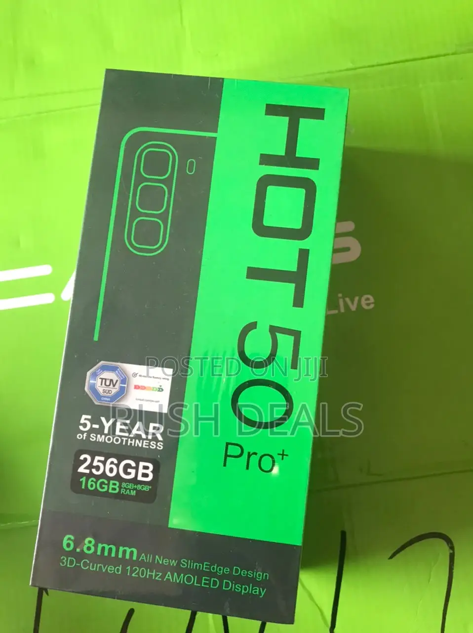 New Infinix Hot 50 Pro+ 4G 256 GB Black