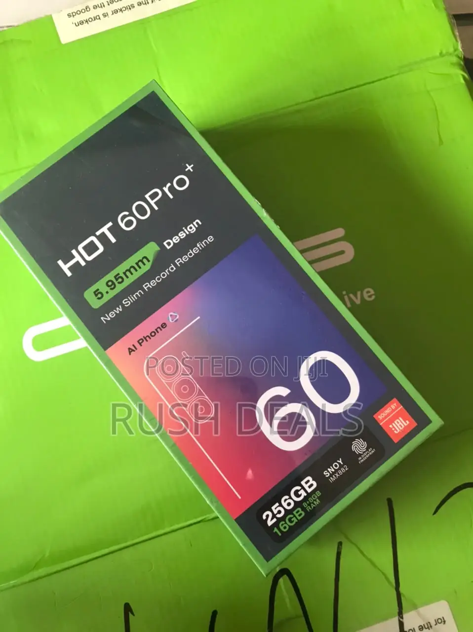 New Infinix Hot 60 Pro+ 256 GB Black