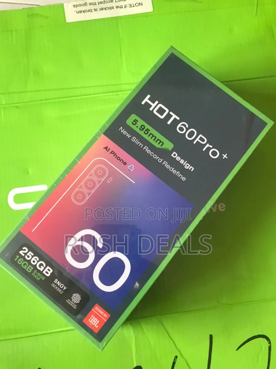New Infinix Hot 60 Pro+ 256 GB Black