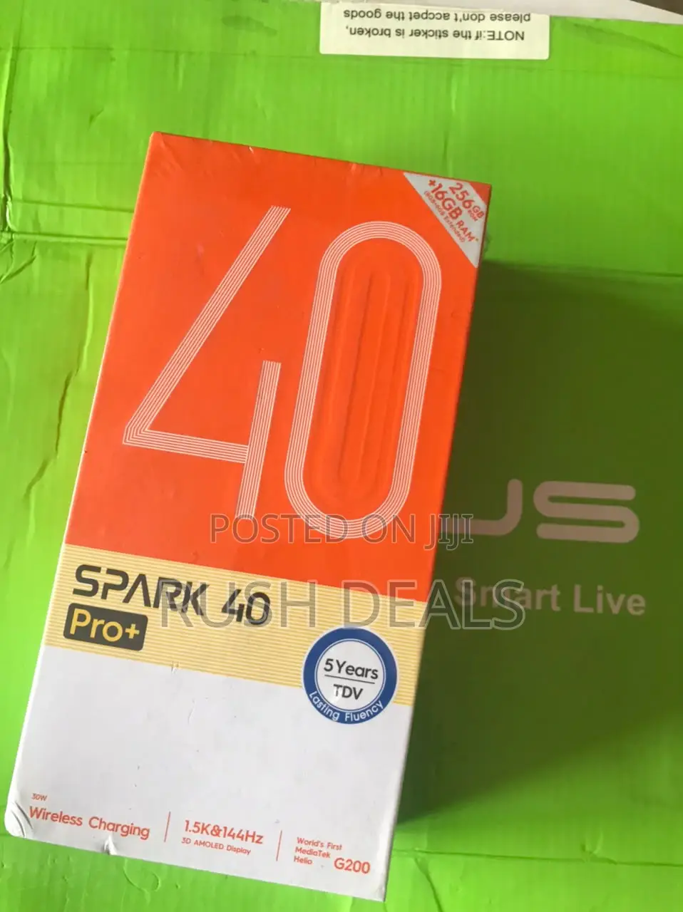 New Tecno Spark 40 Pro+ 256 GB Black
