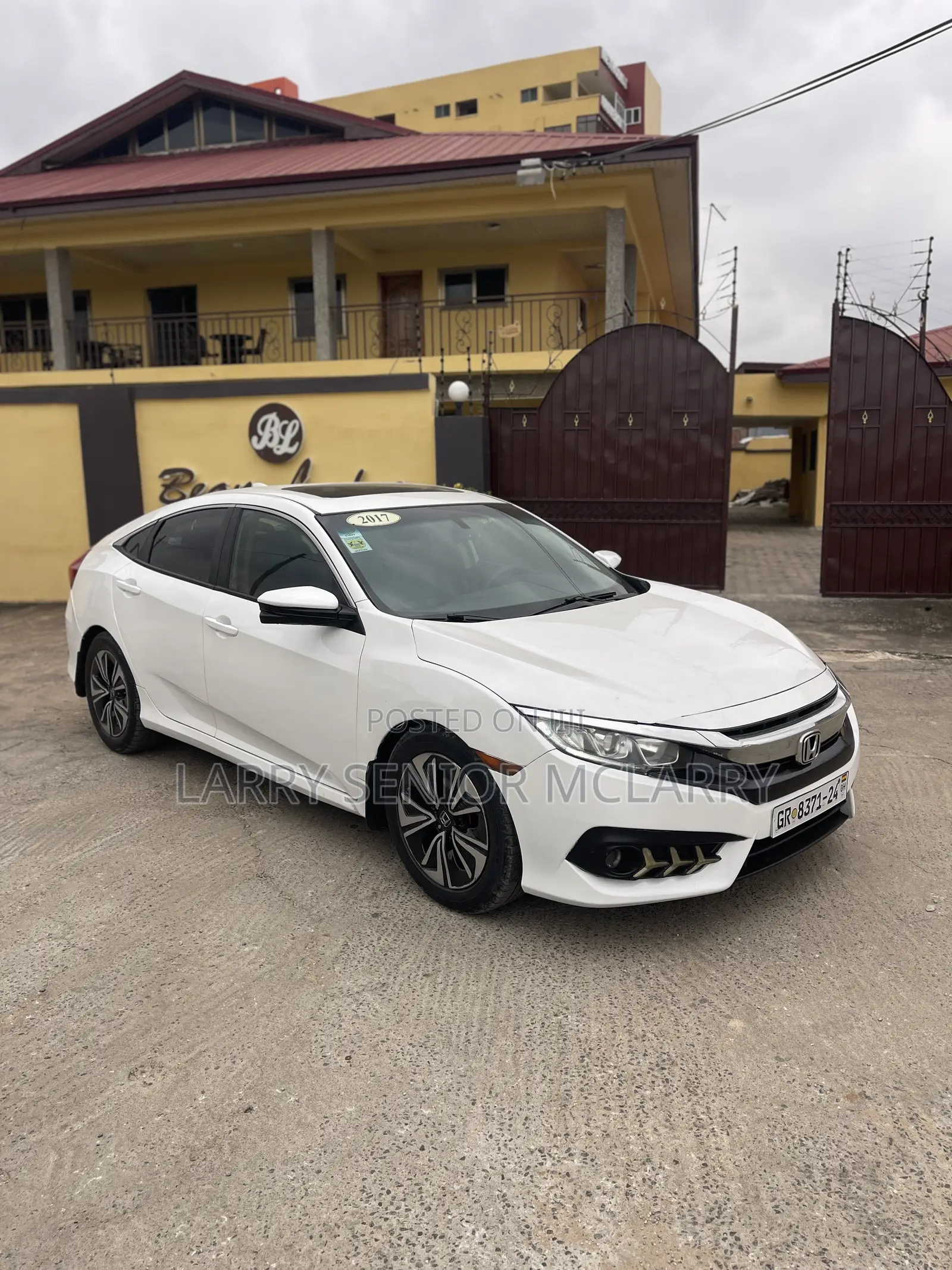 Honda Civic EX-L 4dr Sedan (1.5L 4cyl) 2017 White