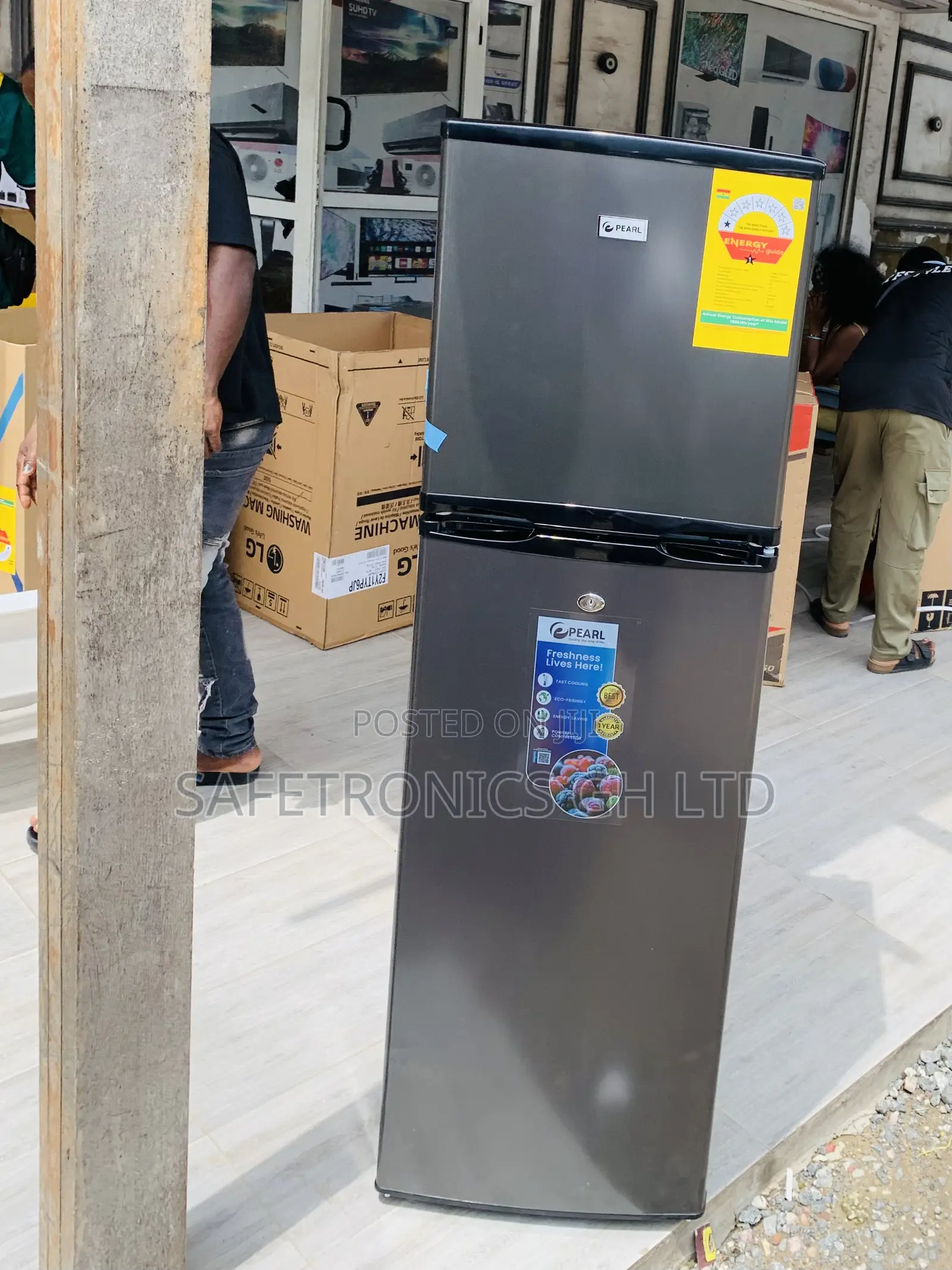 Newly Virtual Pearl PF-262tix-1a 165-Liter Double-Door Refrigerator