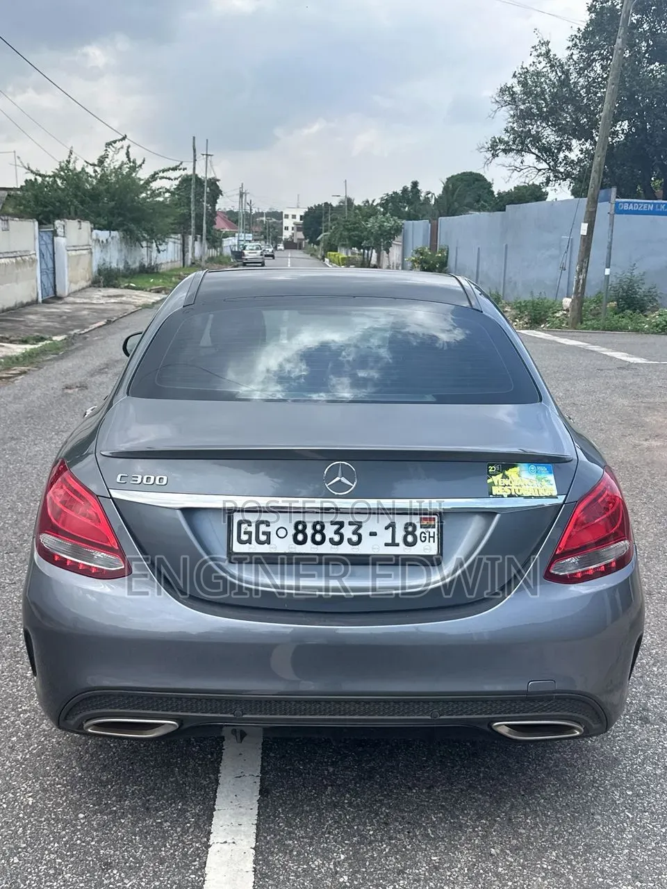 Mercedes-Benz C300 2016 Gray