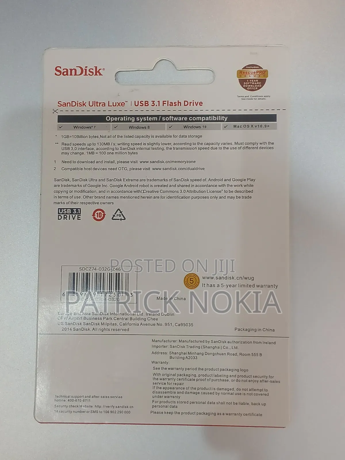 Sandisk Pendrive 64gb 32gb