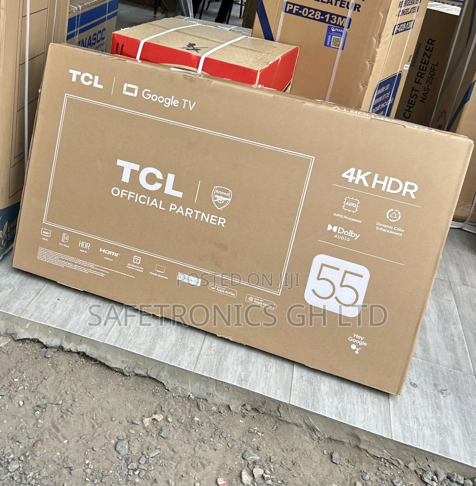 Lastest Sleek TCL TV 55 Smart Satellite Andriod UHD 