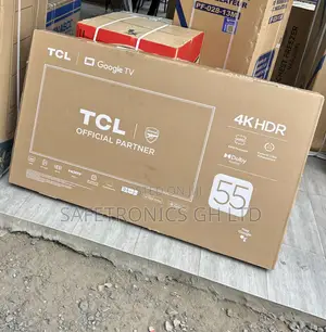 Lastest Sleek TCL TV 55 Smart Satellite Andriod UHD 