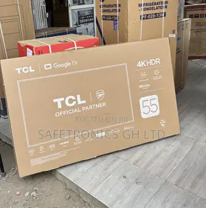 Top Class Sleek TCL TV 55 Smart Satellite Andriod UHD 