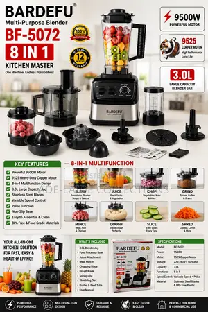 BARDEFU BLENDER-5072 -8 in 1
