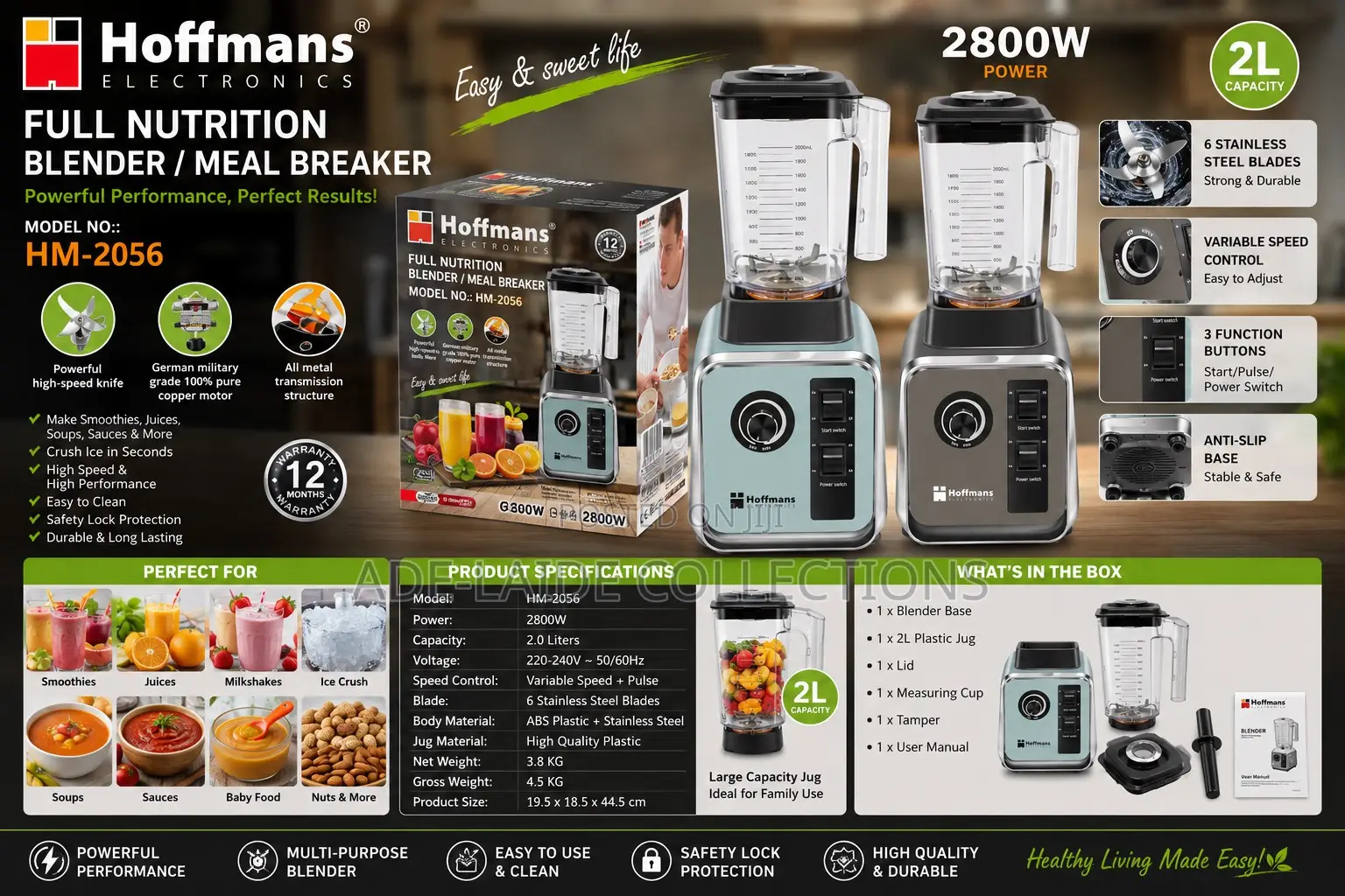 Hoffman Blender Hm-2056