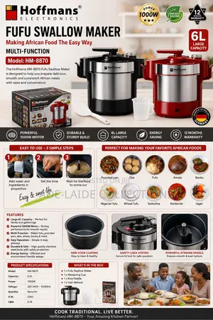 Swallow Maker Fufu Machine