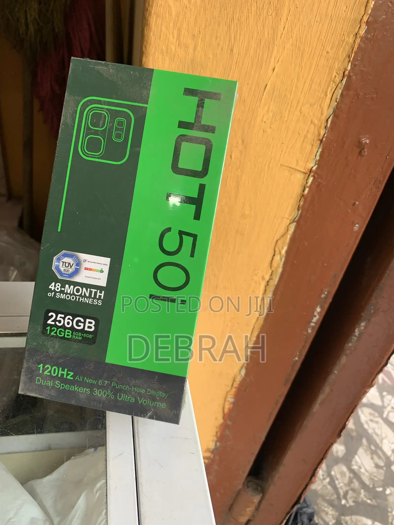 New Infinix Hot 50i 256 GB Black