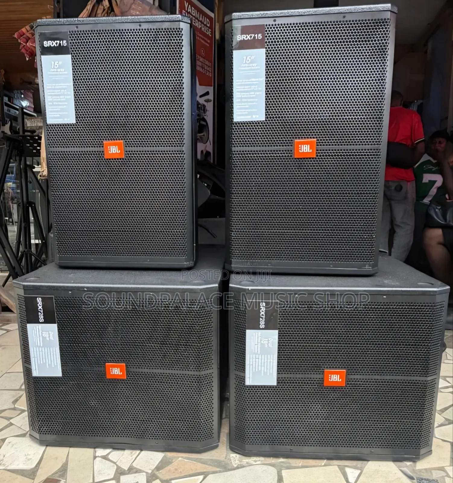 JBL Short Range Speaker and Single Bass Speaker