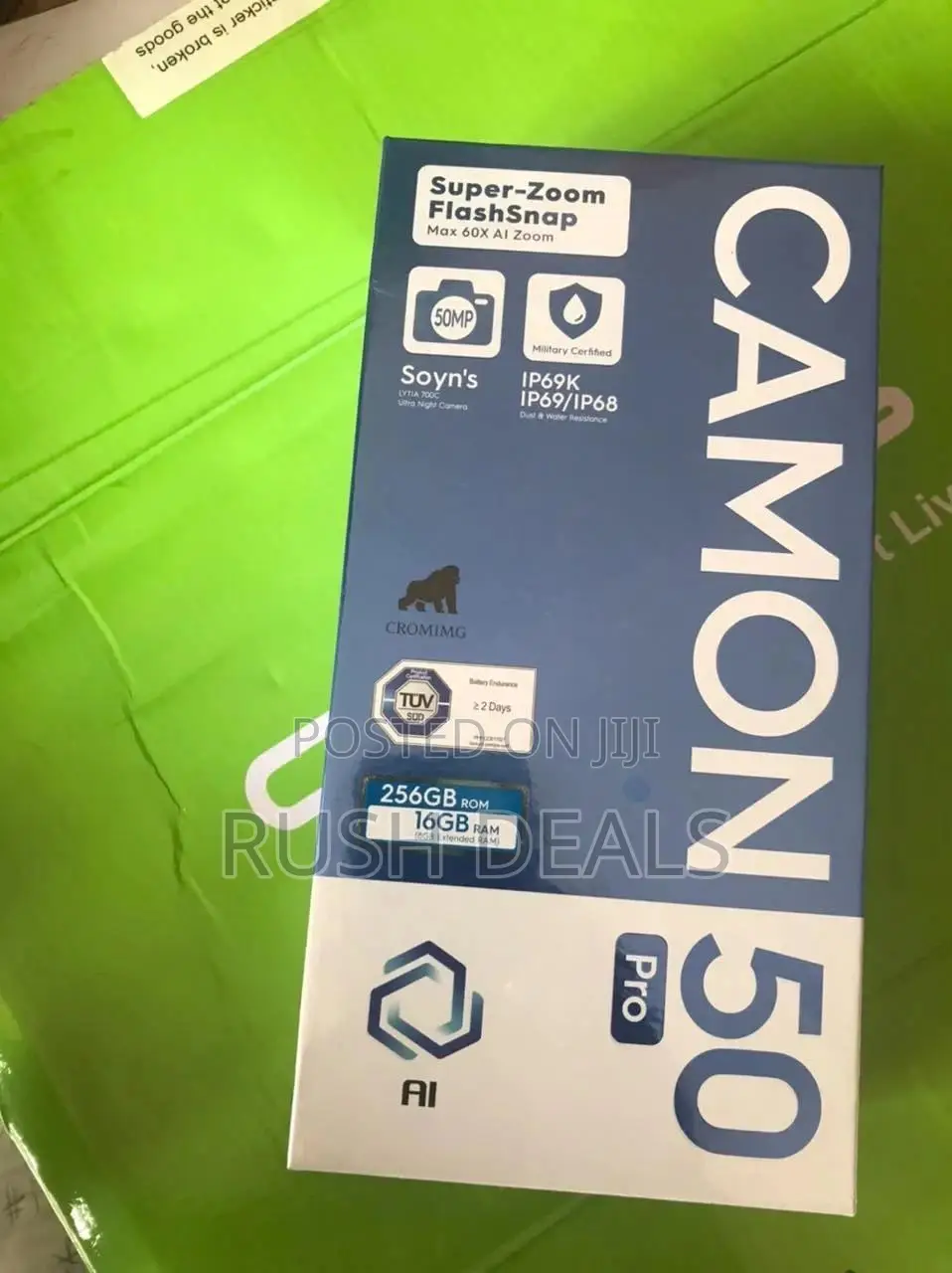 New Tecno Camon 50 Pro 256 GB Black