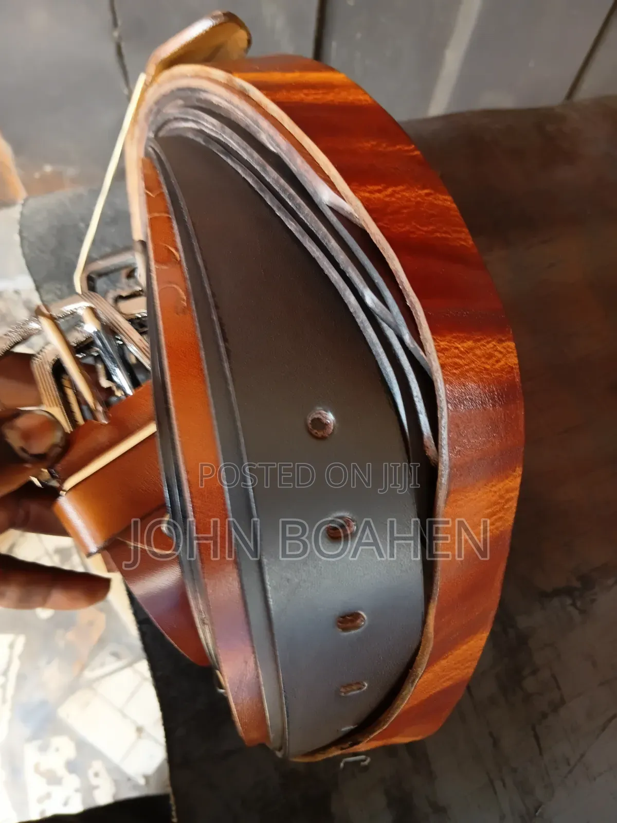 Genune - Leader Belt - Black and Brown