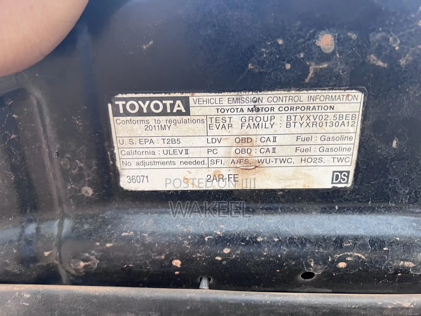 Toyota Camry SE 4dr Sedan (2.5L 4cyl 6A) 2011 Black