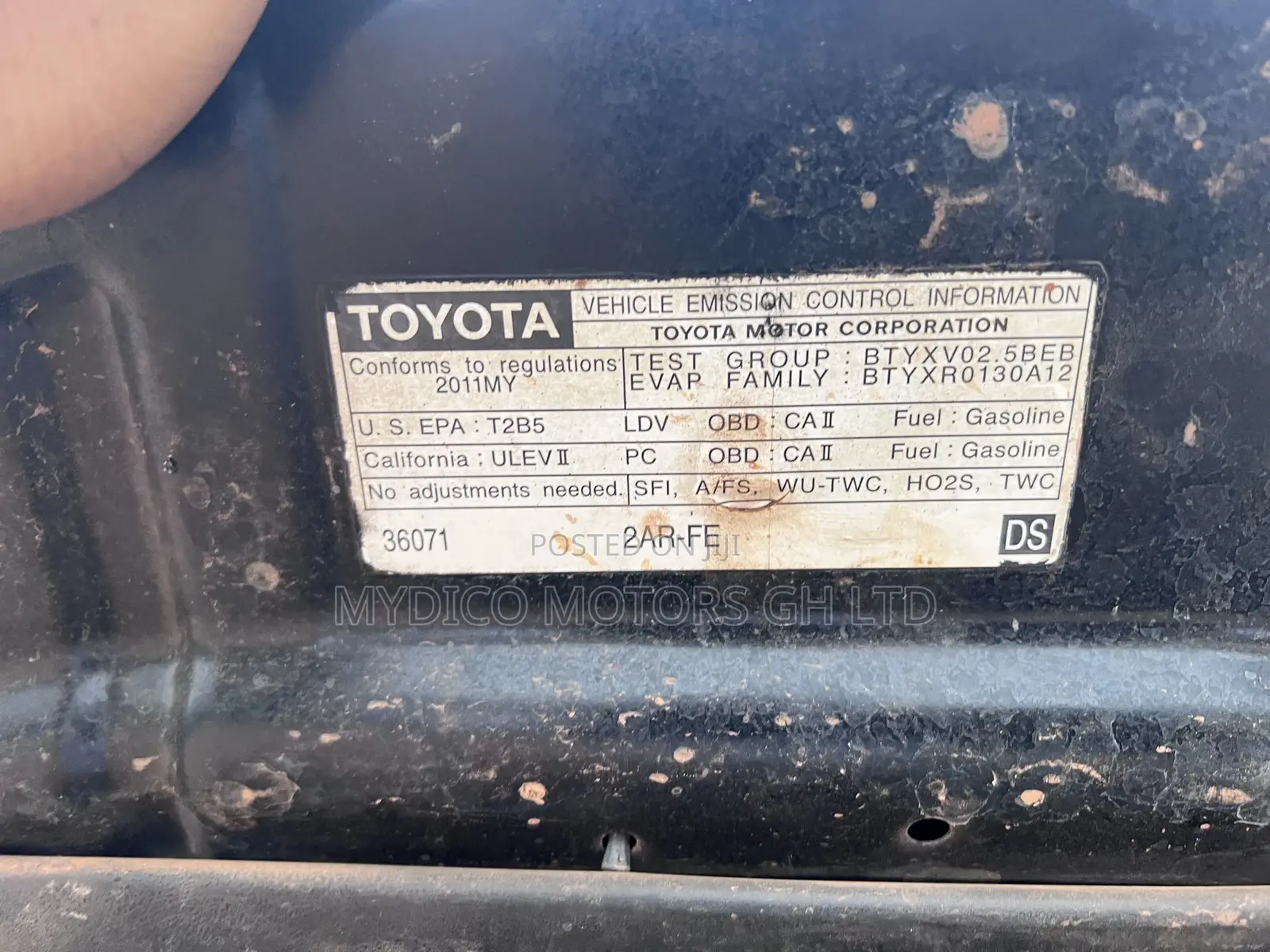 Toyota Camry SE 4dr Sedan (2.5L 4cyl 6A) 2011 Black
