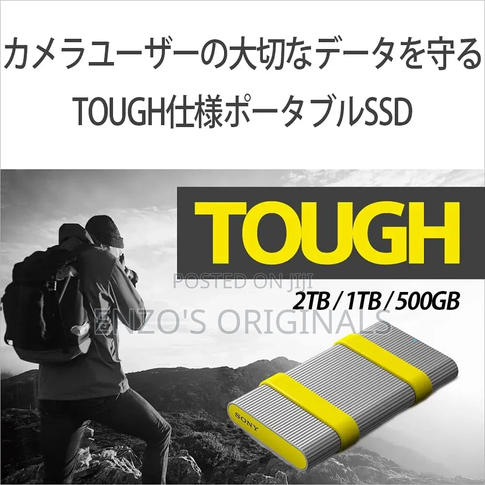 1tb Portable SSD External From Japan Sony Tough Series. 1000mb/S