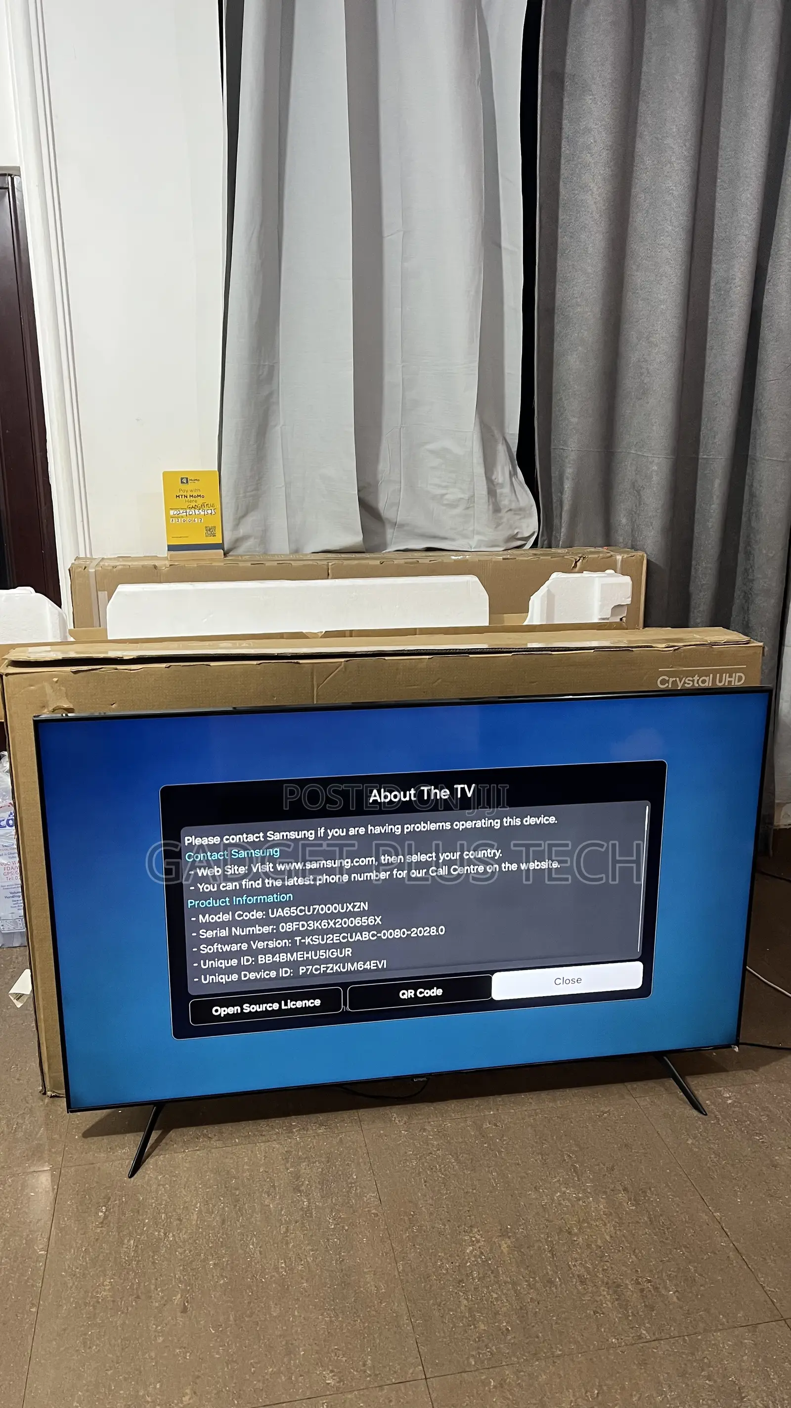 2023/24 65” Samsung Crystal UHD Smart TV (New With Box)