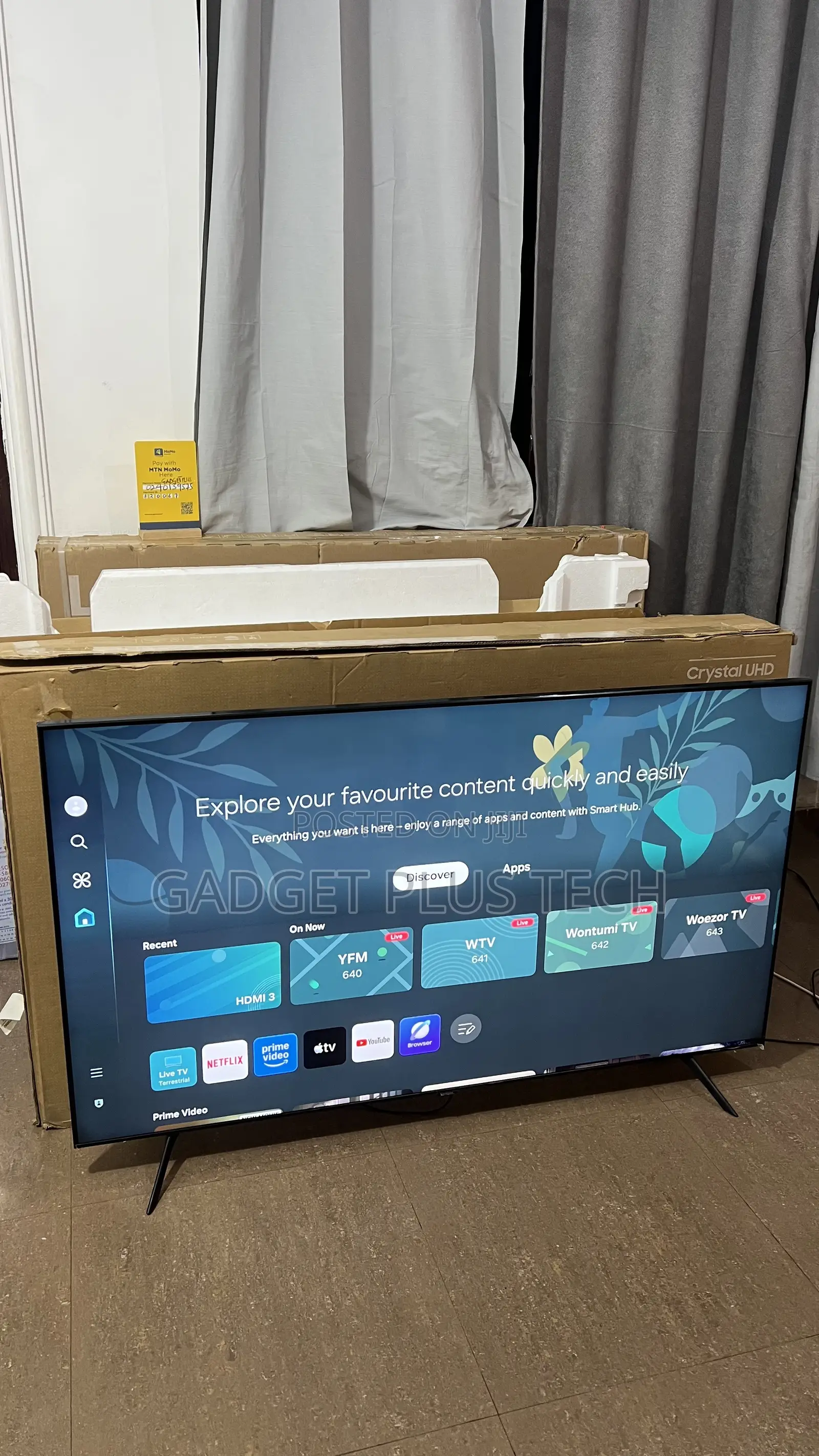 2023/24 65” Samsung Crystal UHD Smart TV (New With Box)
