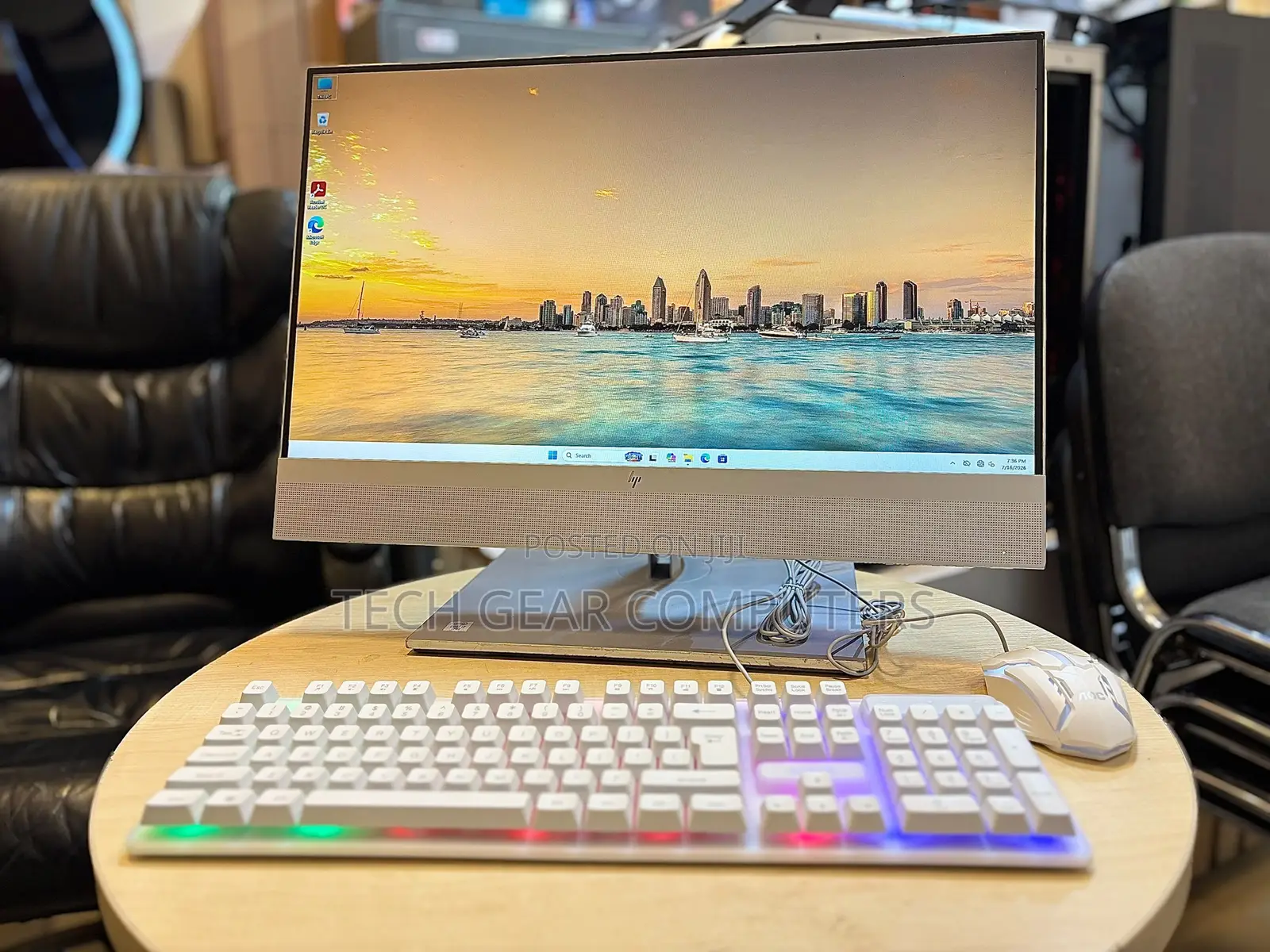 Desktop Computer HP EliteOne 800 G3 16GB Intel Core i7 SSD 512GB