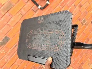 Ergonomic One Fan Cooling Pad (Upto 17inches)