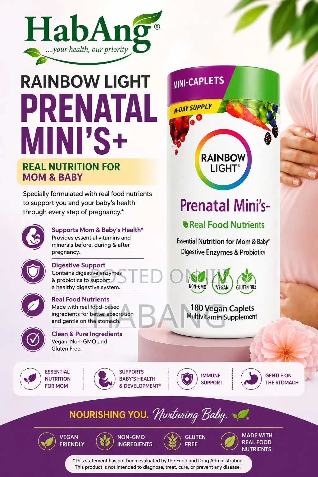 Rainbow Light Prenatal Mini's+