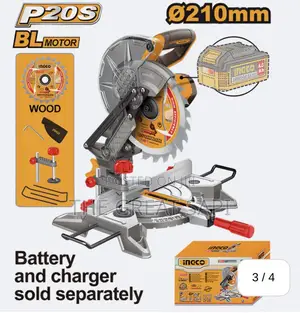 Ingco Cordless Lithium-Ion MitreSaw 210mm Without Battery and Charger