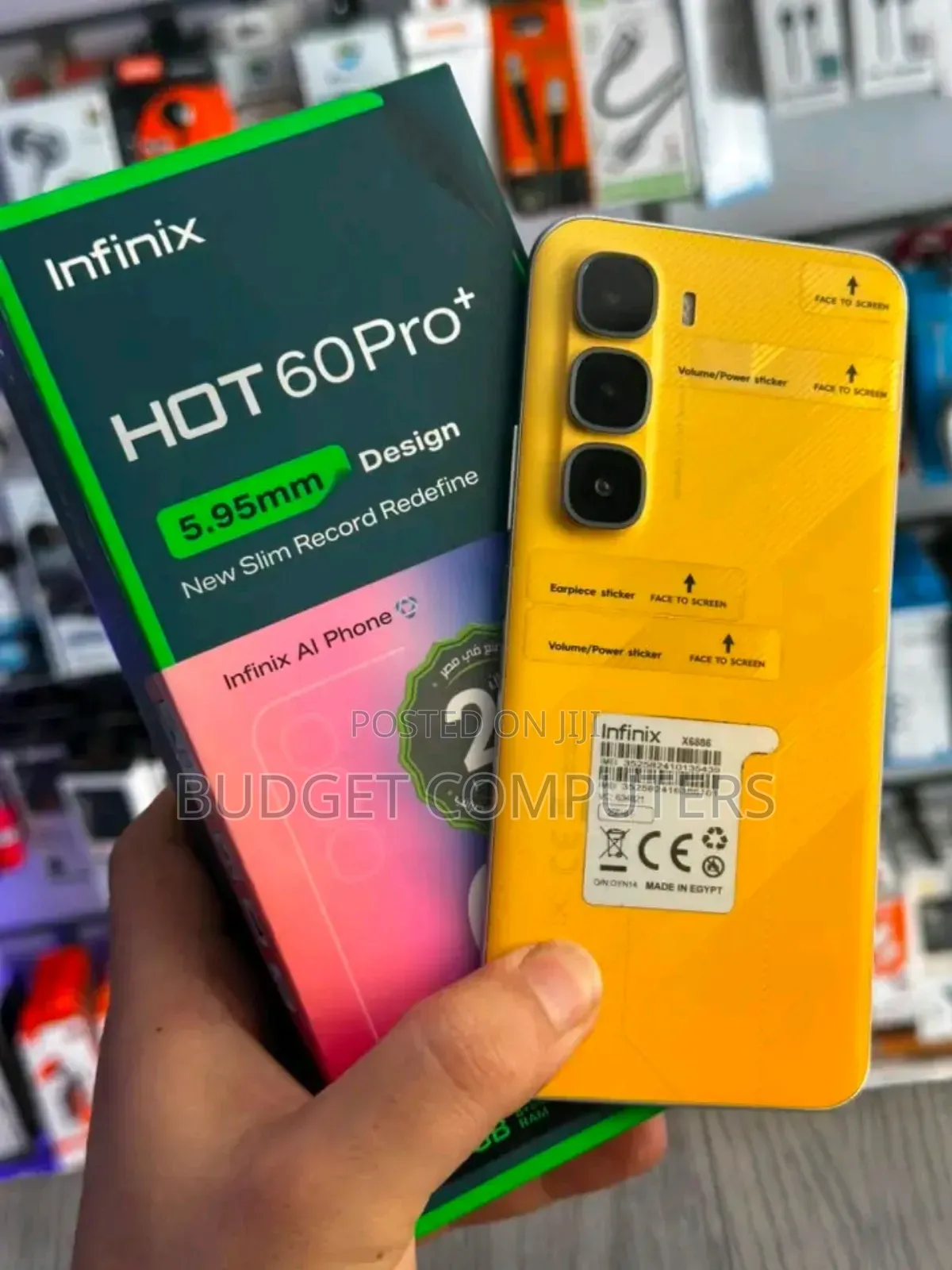 New Infinix Hot 60 Pro+ 256 GB Yellow