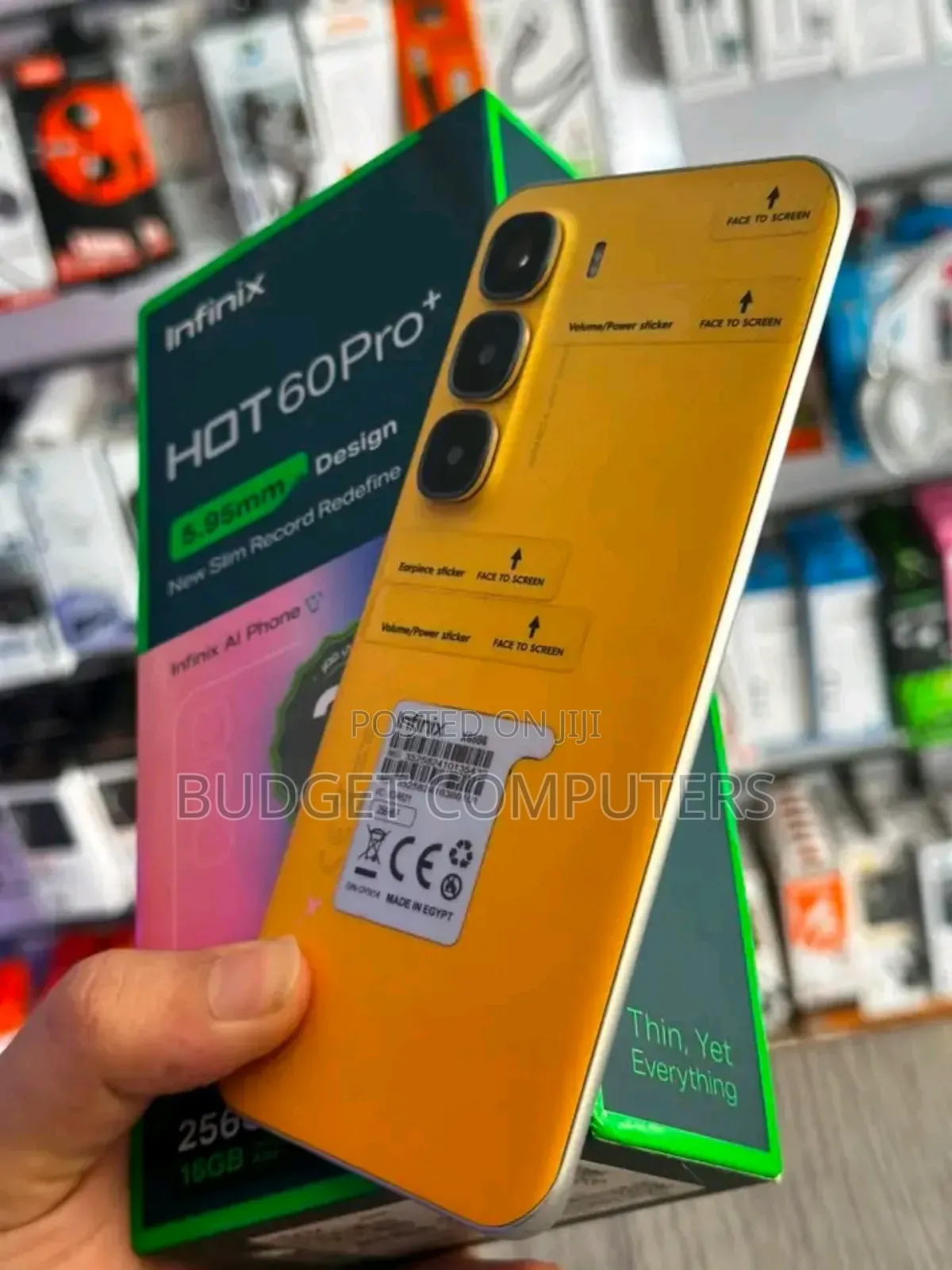 New Infinix Hot 60 Pro+ 256 GB Yellow