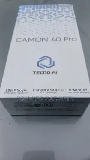 New Tecno Camon 40 Pro 5G 256 GB Gold