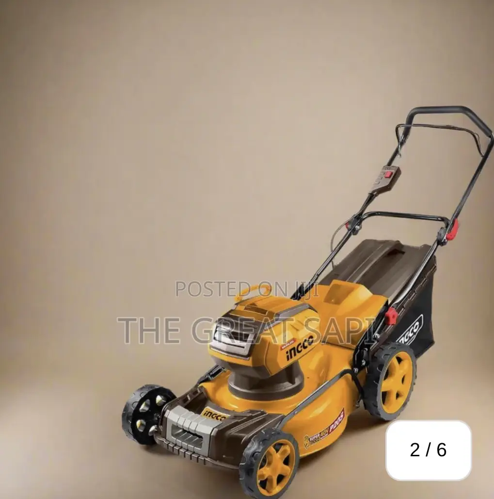 Ingco 18" 40V Cordless Lawn Mower With 5.0Ah Battery