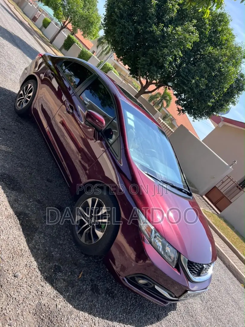 Honda Civic EX 4dr Sedan (1.8L 4cyl CVT) 2014 Burgundy