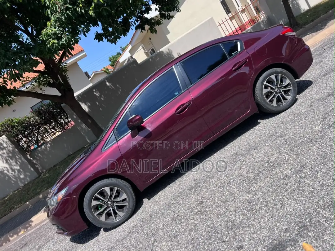 Honda Civic EX 4dr Sedan (1.8L 4cyl CVT) 2014 Burgundy