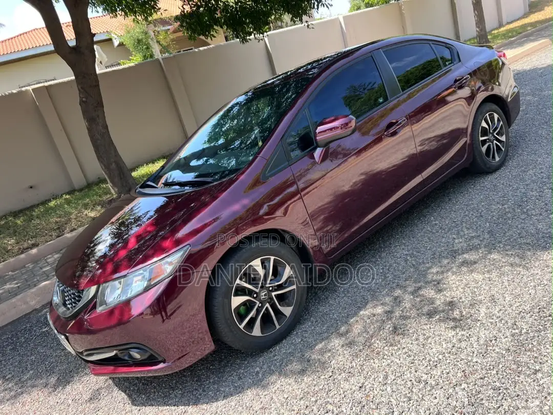 Honda Civic EX 4dr Sedan (1.8L 4cyl CVT) 2014 Burgundy