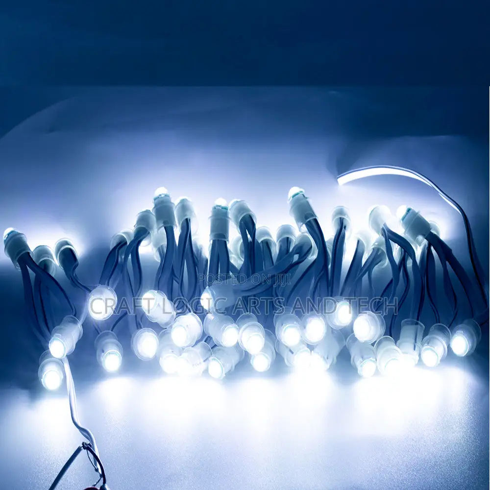 LED Pixel Light 12V Perforated Signage Pixel LED Rope 3D Acrylic Sign