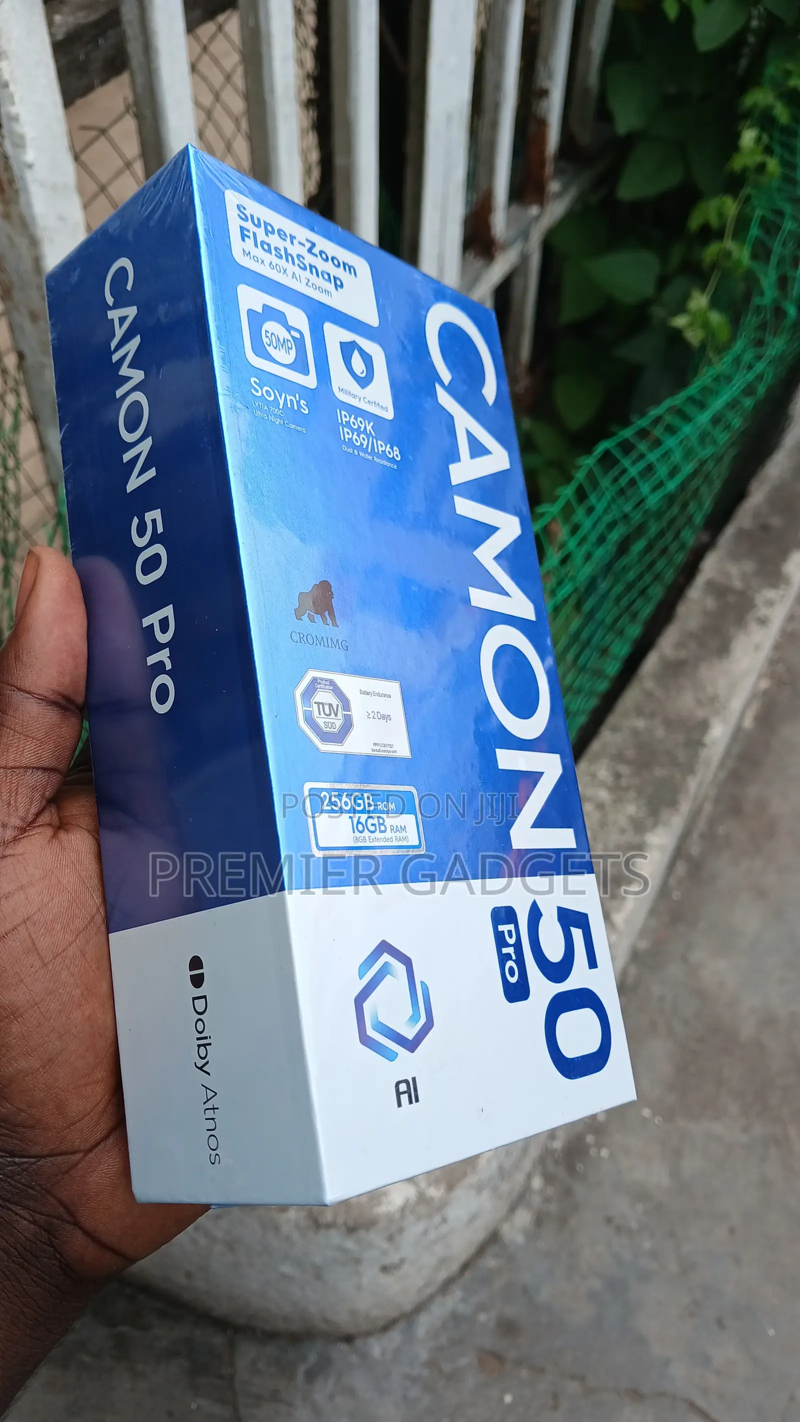 New Tecno Camon 50 Pro 256 GB Black