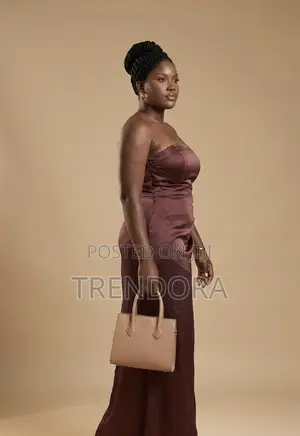 Affordable Wine Long Dress for Sale in Accra Ghana
