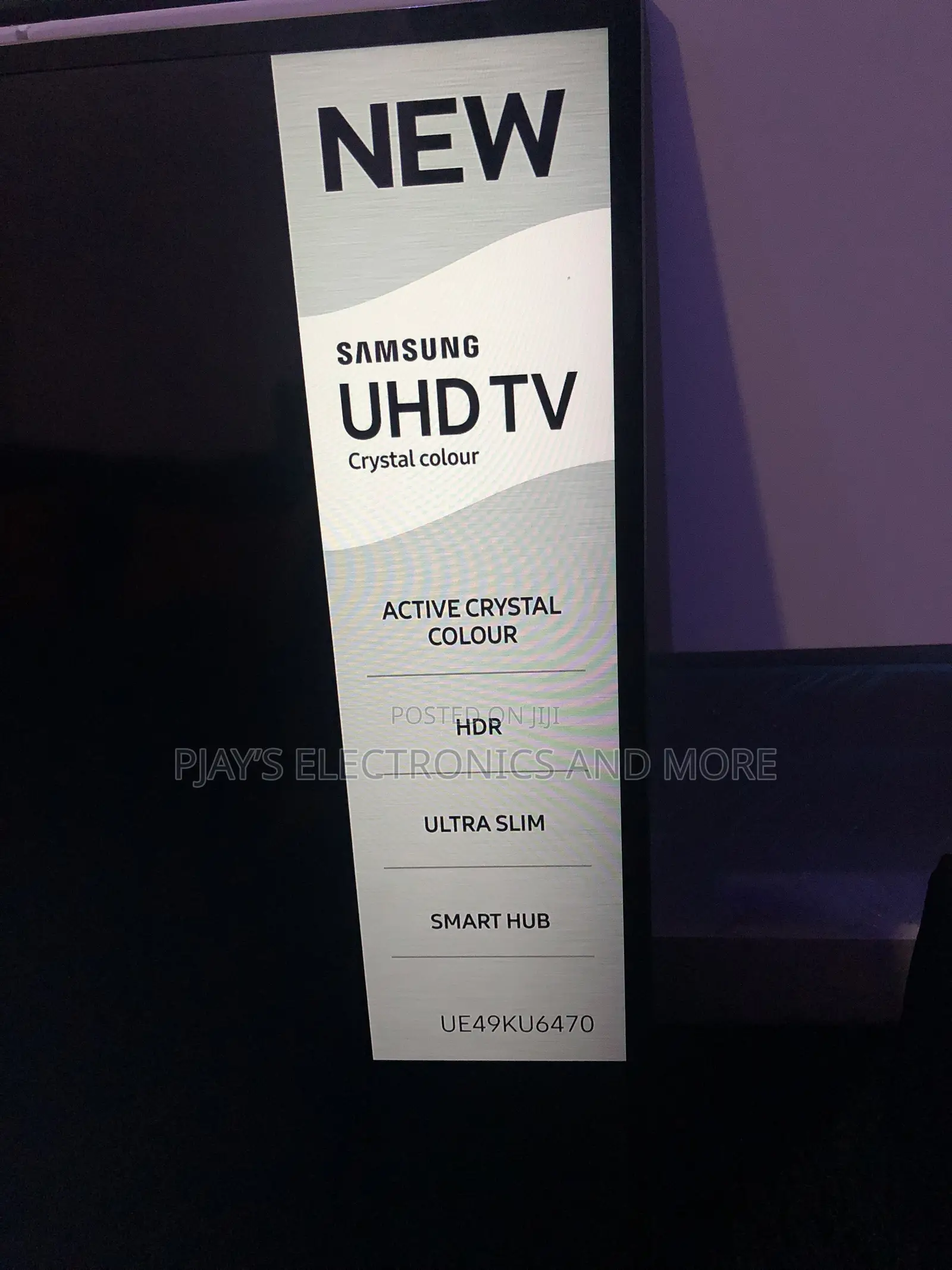 Samsung 49 Inch-Ultra Slim 6 Series UHD TV