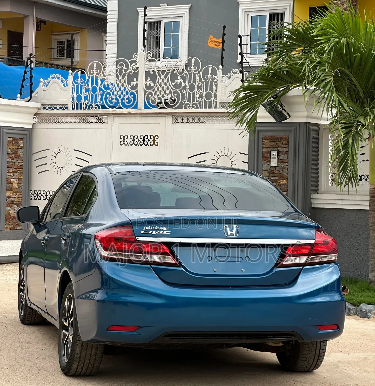 Honda Civic EX 2dr Coupe (1.8L 4cyl 5M) 2015 Blue