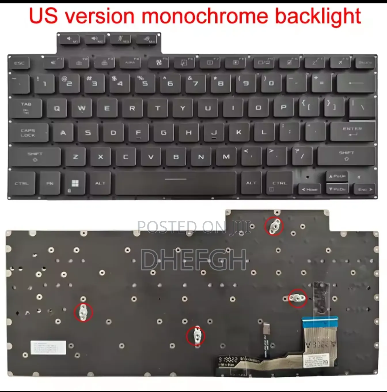 Zephyrus Gu604 RGB Keyboard