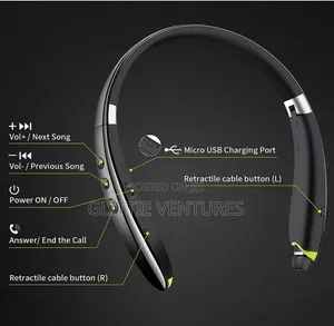 Retractable Bluetooth Headset