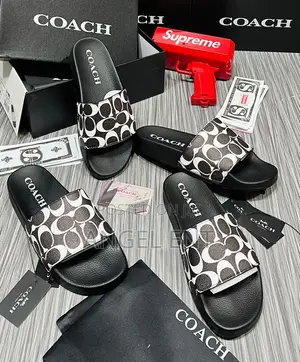Coach Men's Slides Available in Box (Location: Adum Kumasi)