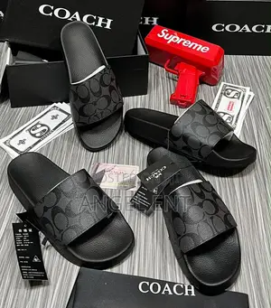 Coach Men's Slides Available in Box (Location: Adum Kumasi)