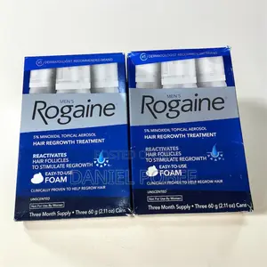 Rogaine Minoxidil Treatment Pack- Complete Hair Restoration Bundle