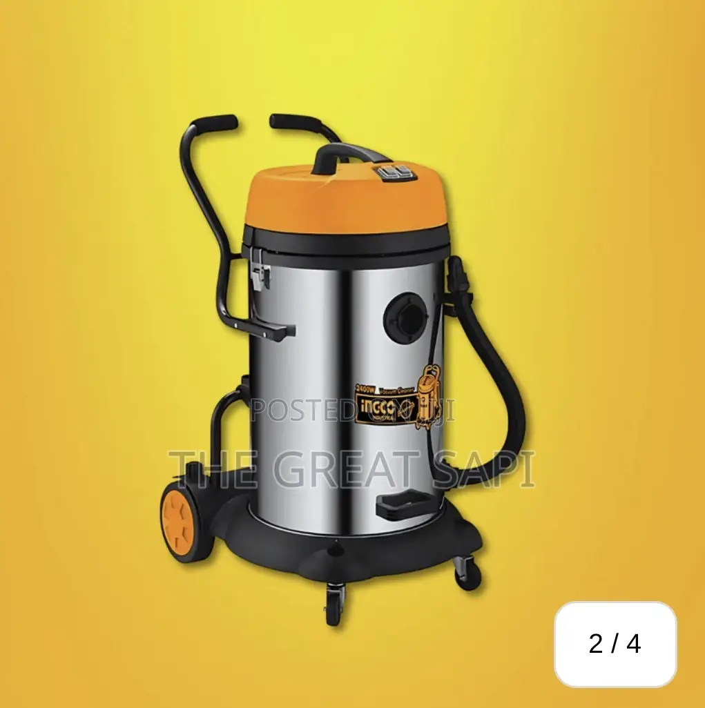 Ingco 75L Wet Dry Industrial Vacuum Cleaner 2400W