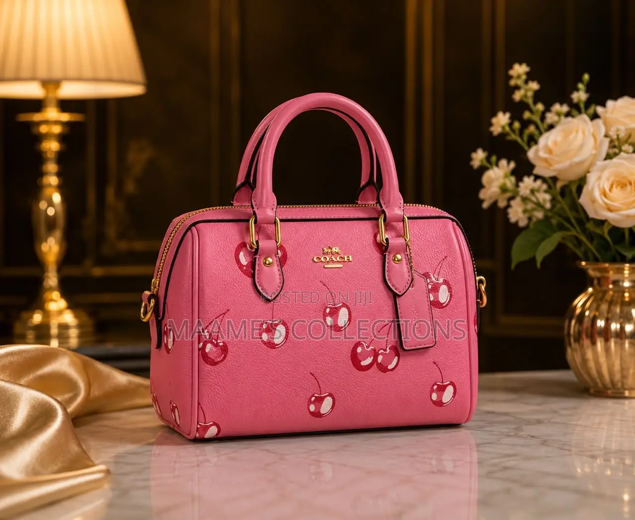 Coach Ladies Elegant Fashion HandBag With EarPod ( With EarPod)